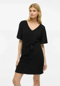 Мини-Платье в стиле курзарм для повседневной носки Vila, Black Beauty