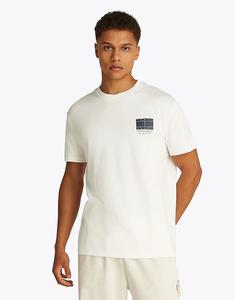 Футболка с принтом Tommy Jeans цвета экрю