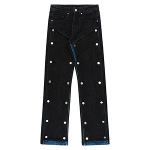 Джинсы унисекс черные Xinyinsu, черный