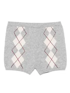 Шорты с узором аргайл SANDRO, серый