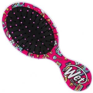 Мокрая щетка, мини-распутыватель Happy Hair, маленькая щетка для детей, распутывает волосы, не выдергивая и не дергая их., Wet Brush