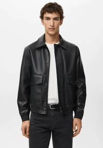 Куртка Mango Bomber Jacket, Black