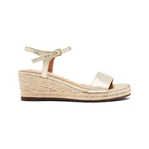 Сандалии Gioseppo Yalaha esparto wedge, золотой
