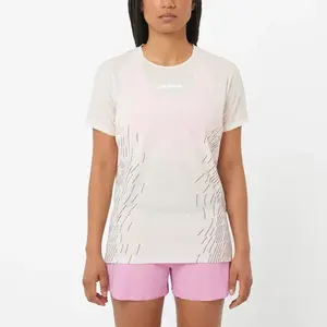 Женская футболка с коротким рукавом SENSE AERO SS TEE GFX W SALOMON Salomon, белый