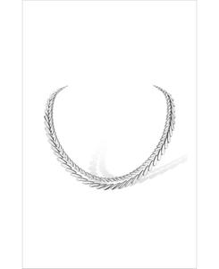 Ожерелье с кисточками RETRO CHIC, Silver