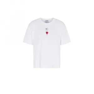 Футболка с коротким рукавом EA7 EMPORIO ARMANI Train 7.Cuore Crop, белый
