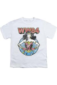 Футболка молодежная с коротким рукавом Wonder Woman 84 Star Circle Gildan, белый