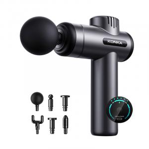 Массажный пистолет Fascia Gun, профессиональный мини, снимает мышечное напряжение, массажер для всего тела V19 6D KONKA