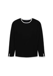 Толстовка PROFILI A CONTRASTO Calliope, черный