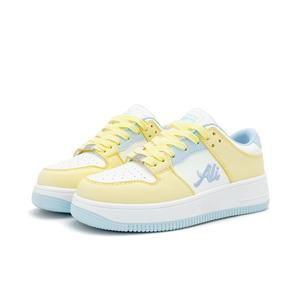 ALI THE FOX Женские скейтерские кросcовки лоу-топ бело-желто-голубые, цвет White Yellow Blue[Premium Upgraded-More Comfortable and Durable]