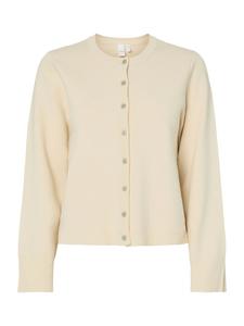 Кардиган 'YASElena' вязаный в песочном цвете