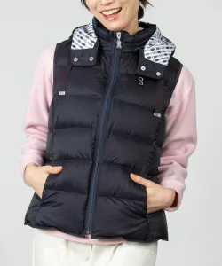 Водоотталкивающий пуховый жилет с капюшоном Studio Picone, цвет Navy (060)