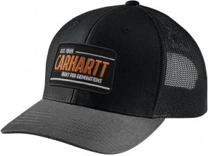 Carhartt мужская кепка с сетчатой спинкой и нашивкой Generations, Black