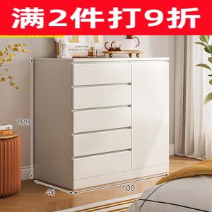 Quanu Комод для спальни из дерева, 5 ящиков, современный настенный шкаф с многоуровневым хранением