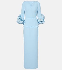 Платье Clemence из крепа с оборками Safiyaa, Vista