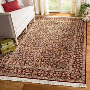 Ковер SAFAVIEH, 183 x 275 см, Royal Kerman Collection, Red & Red, ручной работы, традиционный, идеален для помещений с высокой проходимостью в гостиной, спальне (RK30A)