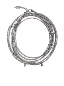 Браслет с подвесками Brunello Cucinelli, серебряный