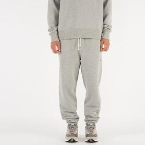 Трикотажные спортивные штаны Teddy Made, унисекс, светло-серые New Balance, серый