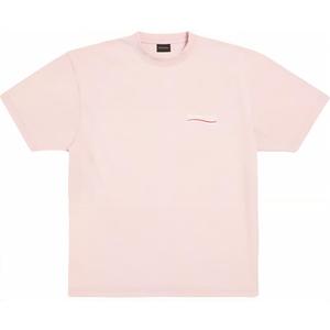 Футболка женская Balenciaga Logo-print, розовый