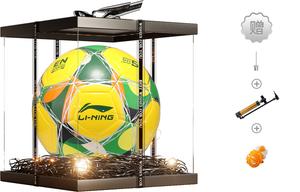 LINING Размер 5 футбольный мяч TPU бесшовный термосварной Unisex желтый/зеленый/черный