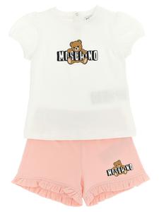 Футболка и шорты «Moschino Teddy Bear» MOSCHINO BABY, розовый