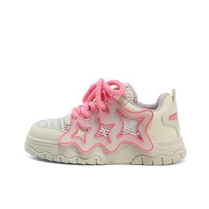 Низкие детские кроссовки для скейтбординга ST&SAT, Hanyu powder/vanilla rice