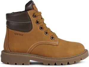 Ботинки на щиколотку Geox для мальчиков Shaylax 8 (для детей младшего и старшего возраста), желтый/коричневый