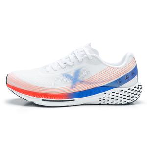 XTEP Кроссовки мужские классические белые, лазерно-красные, лионско-синие