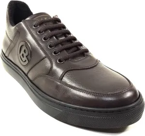 Мужские коричневые кроссовки Baldinini из мягкой кожи, удобные, теплые, модные, коричневый