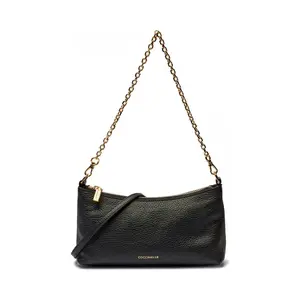 Кожаная сумка через плечо Coccinelle, черный