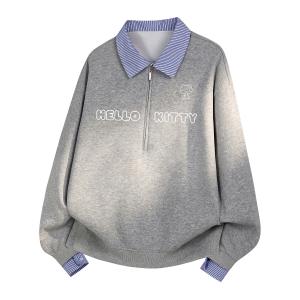 Hello Kitty Hello Kitty SS25 свитшот Unisex Sanrio, светло-серый