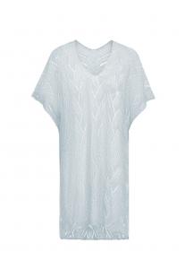 Тонкий вязаный свитер aleva Sweater, светло-синий