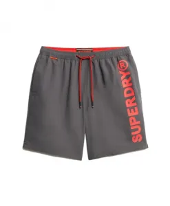 Спортивные плавки с графическим рисунком 17 Superdry, черный