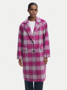 Шерстяное пальто regular fit Pinkcheck 25WWEW15 Desigual, розовый