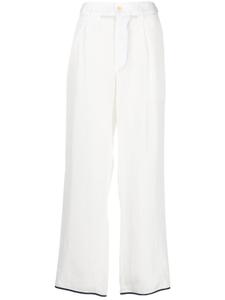 Брюки с контрастной отделкой Jejia, белый