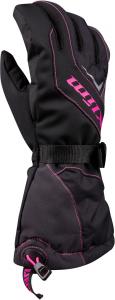Женские перчатки для снегохода Klim ember gauntlet, Black/Pink