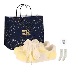 Boldi Kuki Женские противоскользящие износостойкие низкие скейтерские кеды Smoke Blue, цвет Smoke Blue