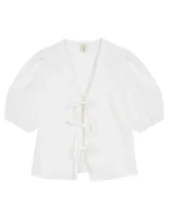 Однотонная женская пижама с короткими рукавами Bohodot, белый