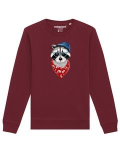 Свитер Watapparel Sweatshirt Waschbär, бордовый