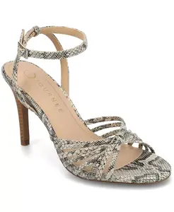 Женские босоножки Vanita Stiletto на тонком каблуке с ремешками Journee Collection, мультиколор