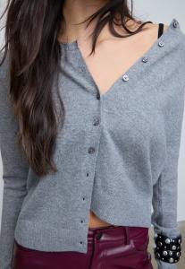 Кардиган Stradivarius SOFT-TOUCH, Dark Grey