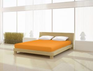 Простыня Mr.Sandman Topper Full Elastan de luxe 180 x 200 см, оранжевый