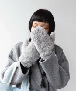 Три четверти времени/яркие варежки «Боа» Three Four Time, цвет Gray