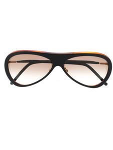 Солнцезащитные очки M1078 в круглой оправе Cutler & Gross, черный