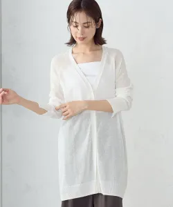 Прозрачный длинный кардиган Comme Ca Ism, цвет White