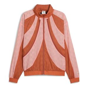 Куртка PUMA x KIDSUPER Relaxed-Fit Windbreaker Jacket 'Pink Fruit'