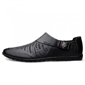 Туфли Men"s Casual Men Low-Top черный Wen Nai