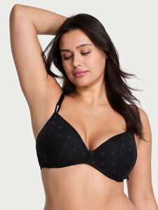 Сексуальный бюстгальтер пуш-ап с прозрачными чашечками Heritage Dot Victoria'S Secret, sheer black