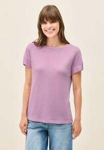 Футболка Cecil MIT GLITZERDETAILS, Rosa/Mottled Pink