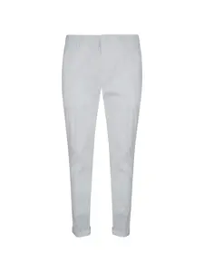 Брюки с подворотами Dondup, белый